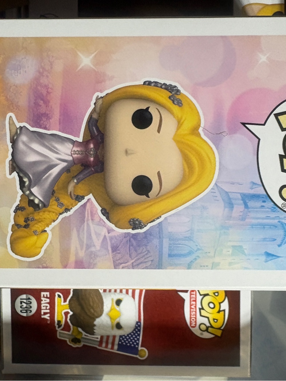 Funko pop , ultimate princess Rapunzel in rose gold rhinestone hair w/pin - Picture 2 of 6